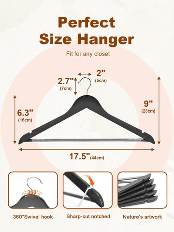 HOUSE DAY compact design saves closet space and keeps wardrobe organized