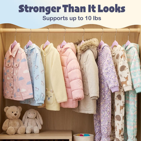 House Day durable hanger supports up to 8 pounds for everyday use.