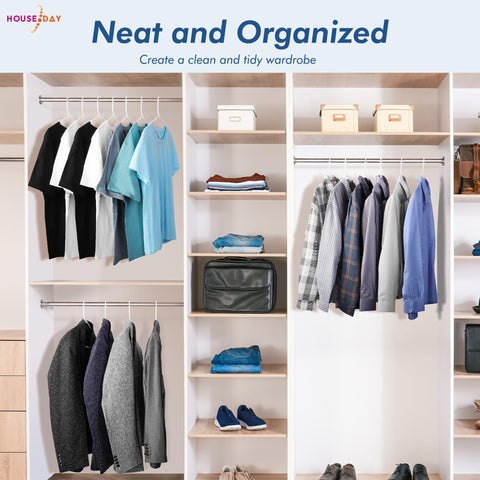 HOUSE DAY family-friendly hangers in an easy-open box