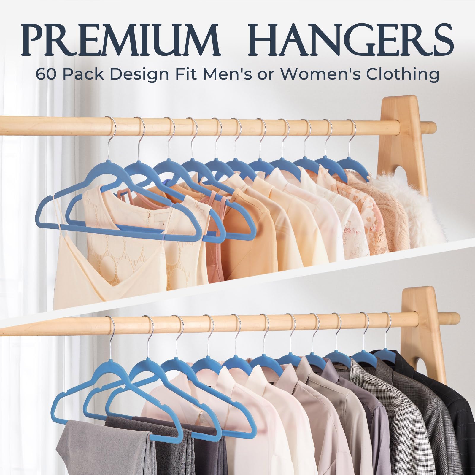 HOUSE DAY Grooved shoulders secure thin-strap tops without slipping.
