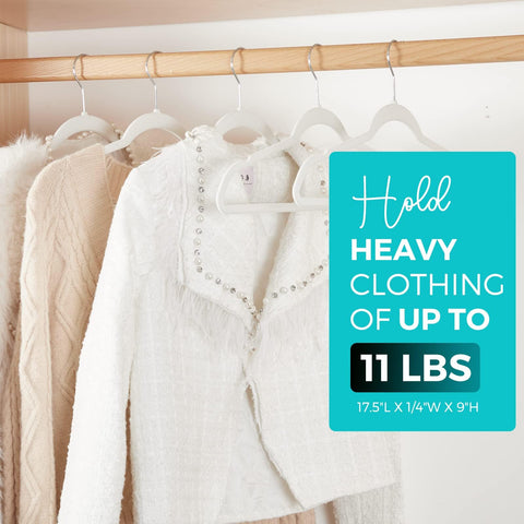 House Day sturdy hanger holds coats and suits up to 11 lbs.