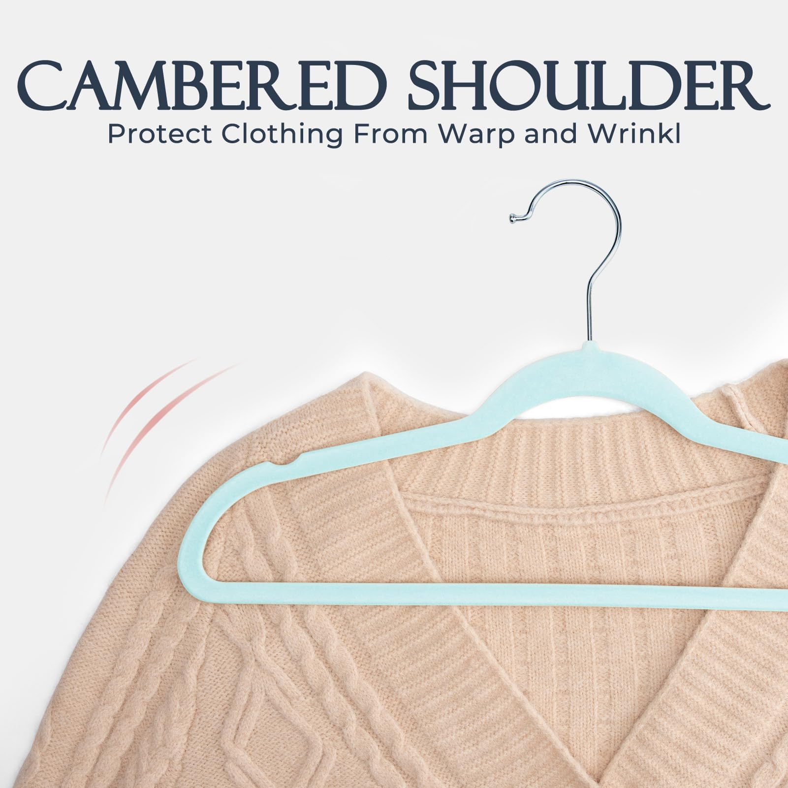 HOUSE DAY heavy-duty coat hanger supports up to 11 lbs
