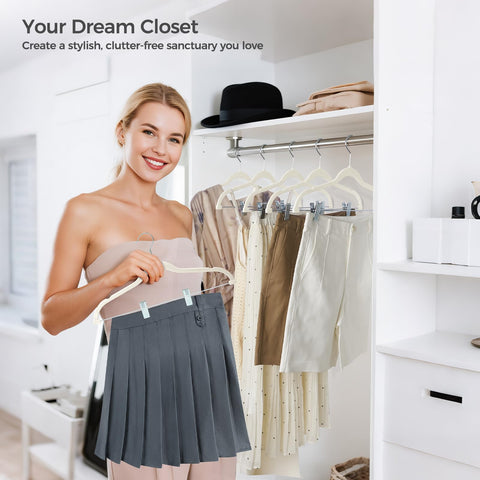 House Day ivory finish blends with any wardrobe