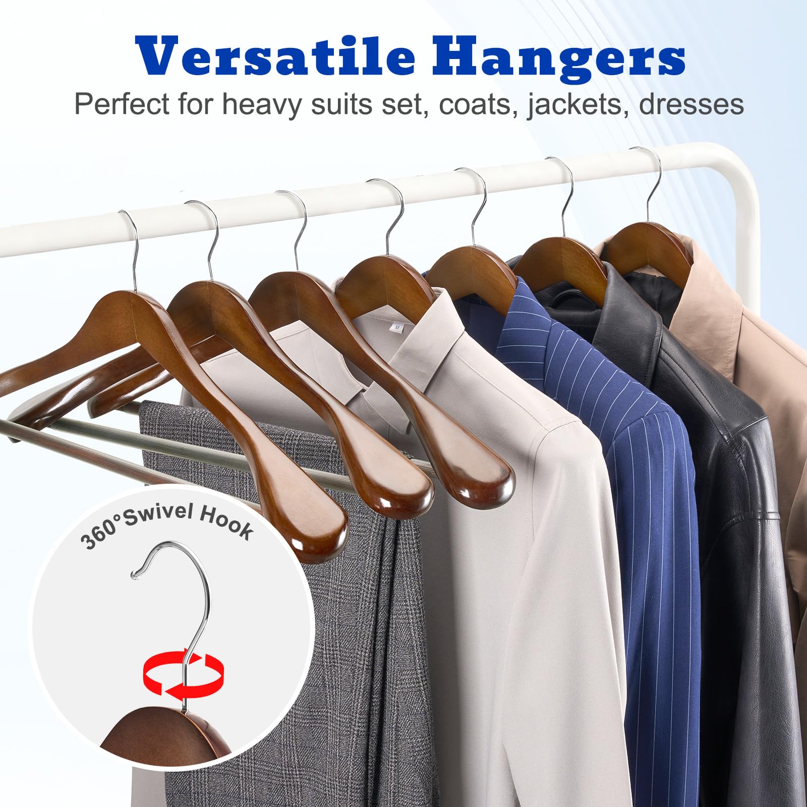 HOUSE DAY jacket and dress wooden hanger with smooth edges