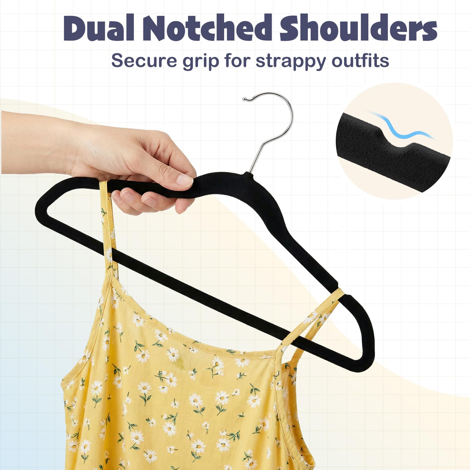 House Day kids clothes organizer hangers keep shirts and pants tidy.