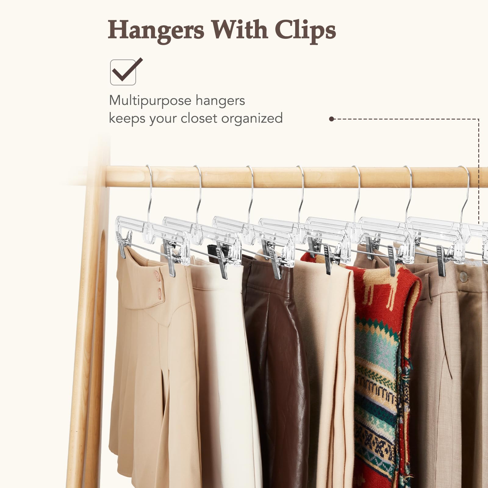 House Day non-slip clips keep skirts and pants securely in place