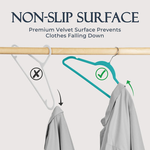 House Day non-slip shoulder design keeps garments in shape