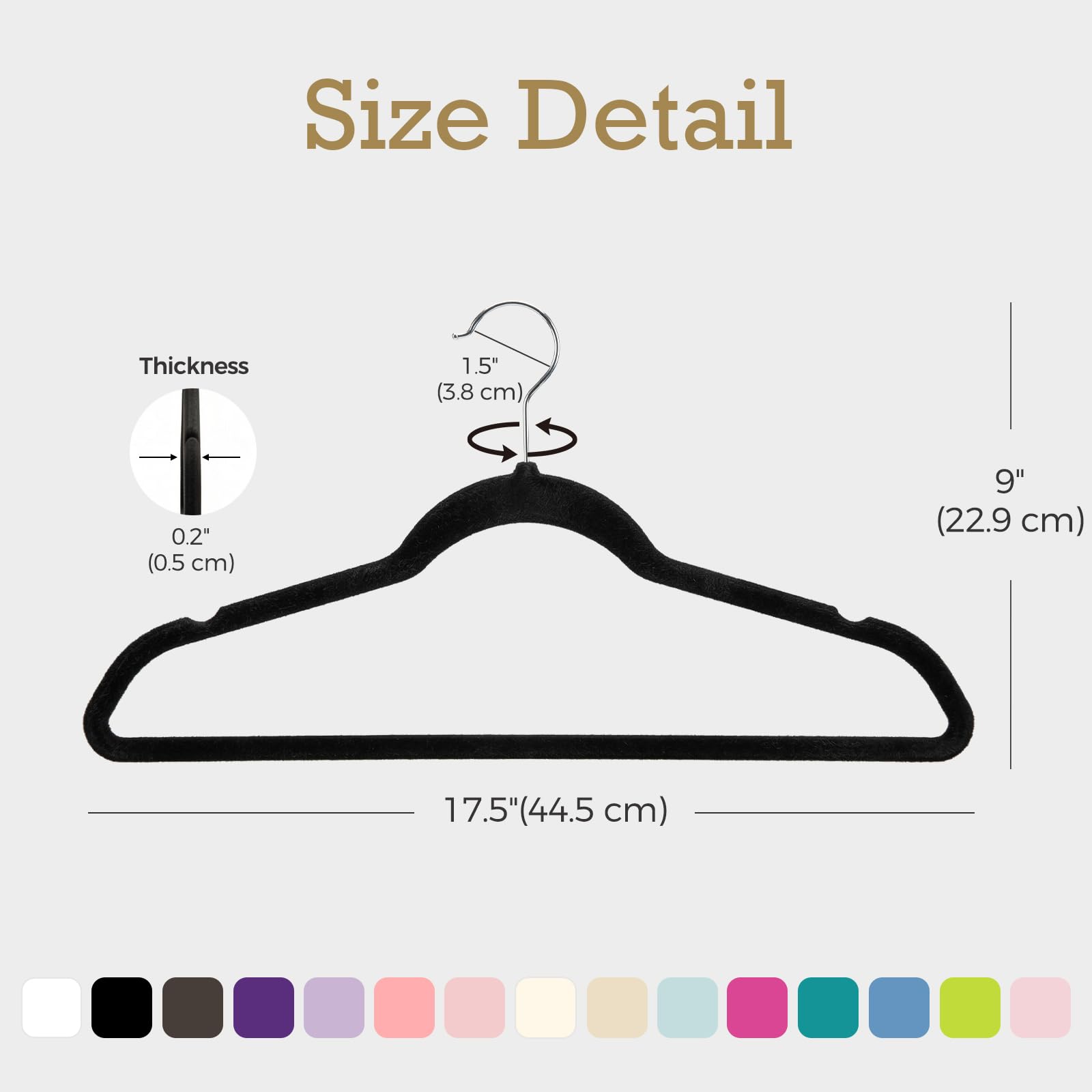 HOUSE DAY non-slip shoulder line protects garment shape during daily use.