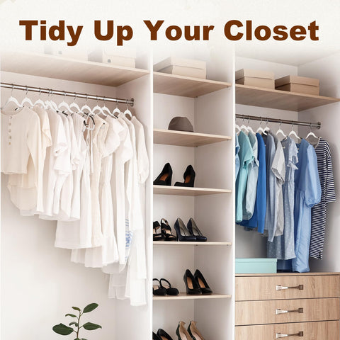 House Day hanger shows non-slip shoulders to prevent slipping.