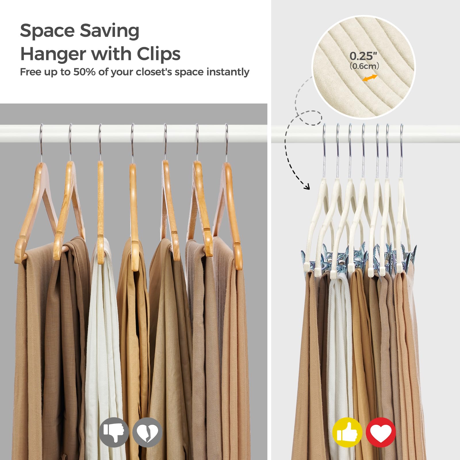 House Day outfit organizer helps quick dressing with matching sets