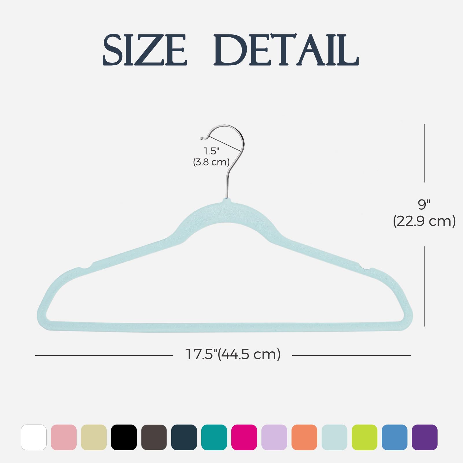 HOUSE DAY pants jeans hanger with velvet grip protects fabrics