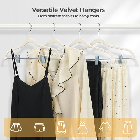 House Day pants and skirts hanger with cushioned clips