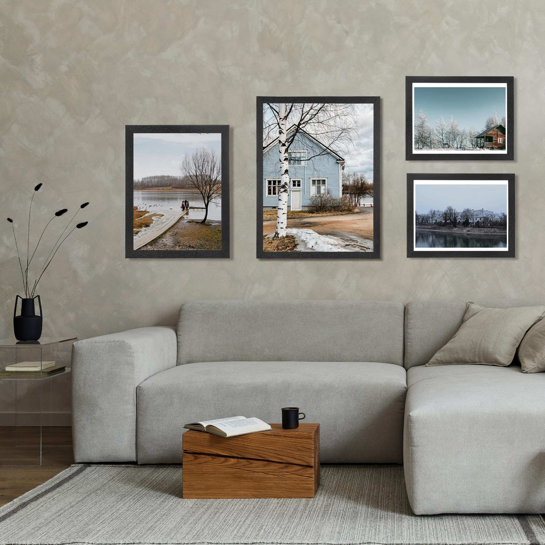 HOUSE DAY poster frame polished plexiglass provides high clarity and safety.