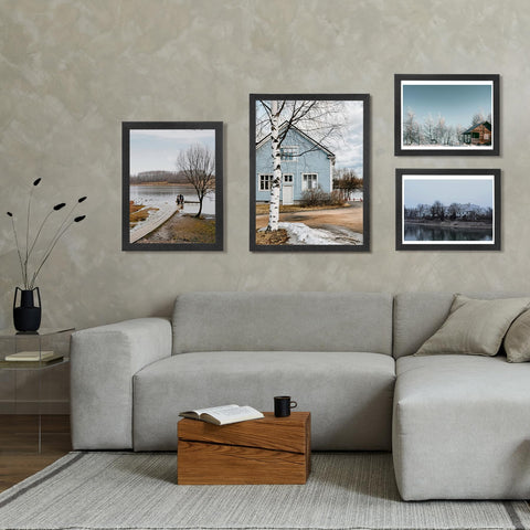 HOUSE DAY poster frame polished plexiglass provides high clarity and safety.