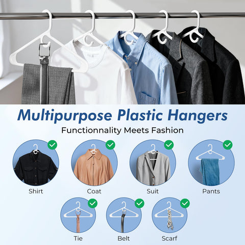 HOUSE DAY hanger measures 16.7 by 9 inches for versatile garments