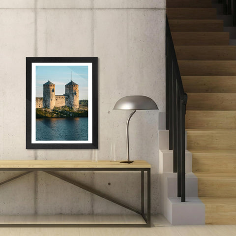 HOUSE DAY premium wood texture frame elevates decor.