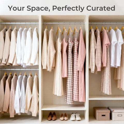 Rust-resistant chrome 360° hook on House Day hangers offers smooth rotation.