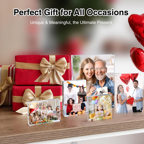 HOUSE DAY clear acrylic protects photos while maintaining vibrant color.