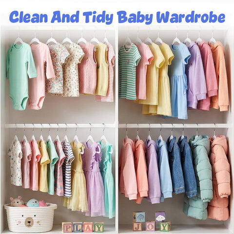 HOUSE DAY ready-to-use packaging of baby hangers for quick setup