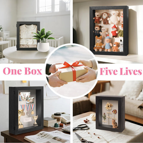 HOUSE DAY displays 3D keepsakes alongside photos in a sleek frame