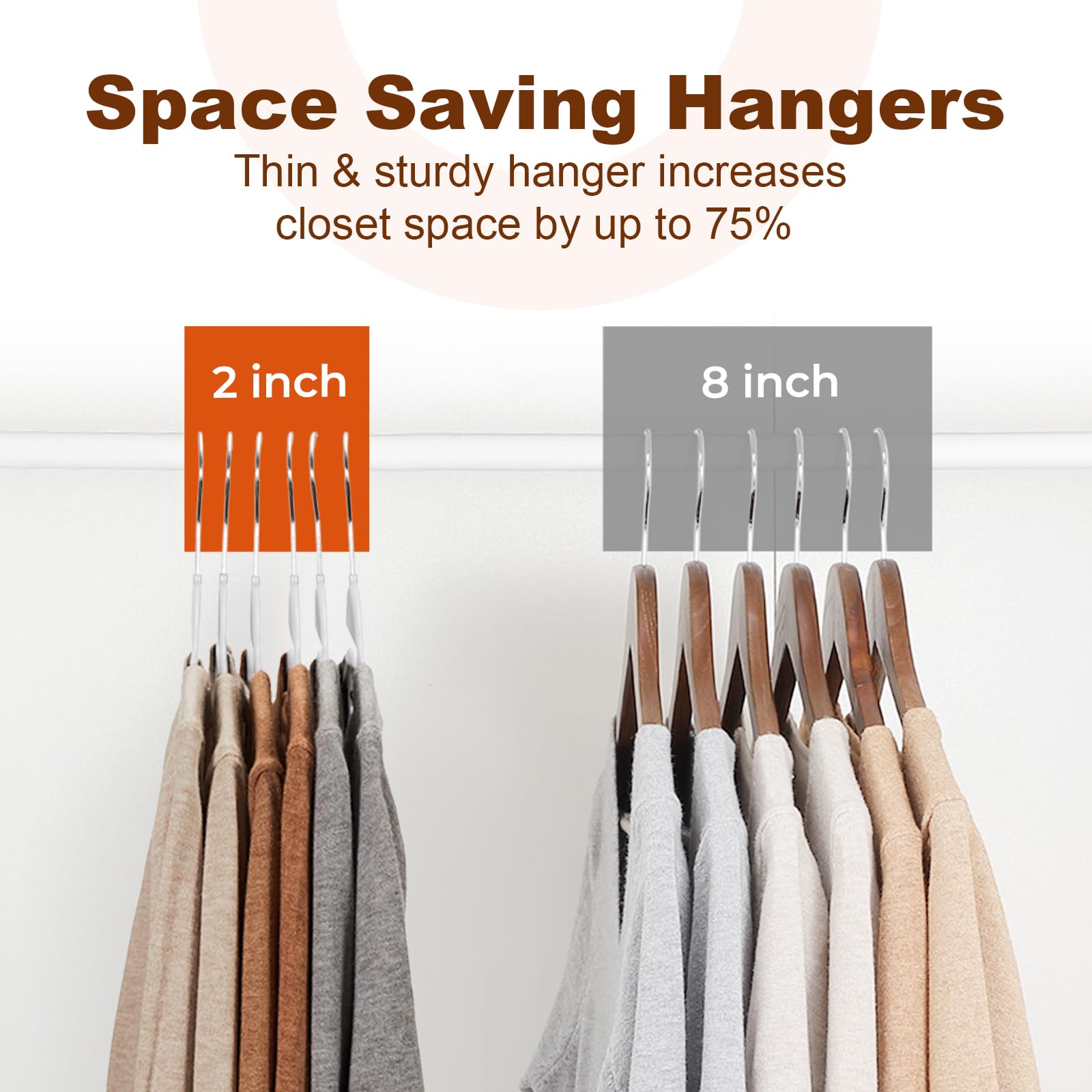 HOUSE DAY side hooks for strappy clothes hold delicate garments securely.