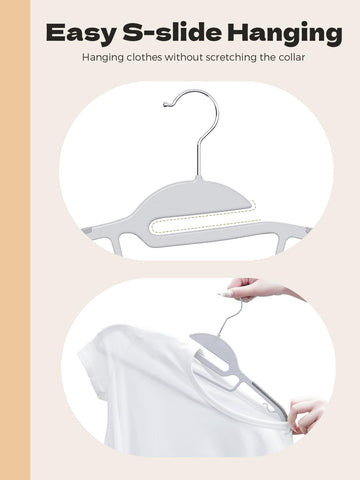 HOUSE DAY side hooks accommodate strappy tops and lingerie.