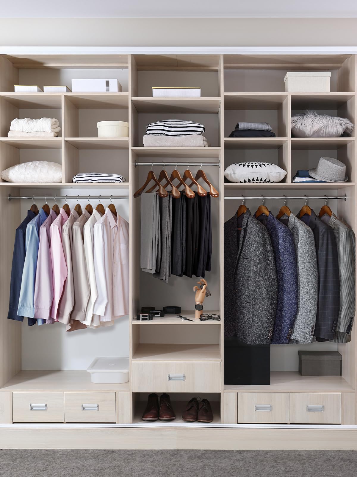 House Day six-pack set for organized closets