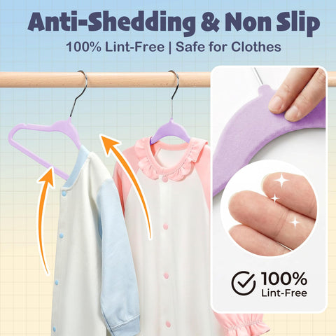 House Day slim profile saves closet space for baby and toddler wardrobes.