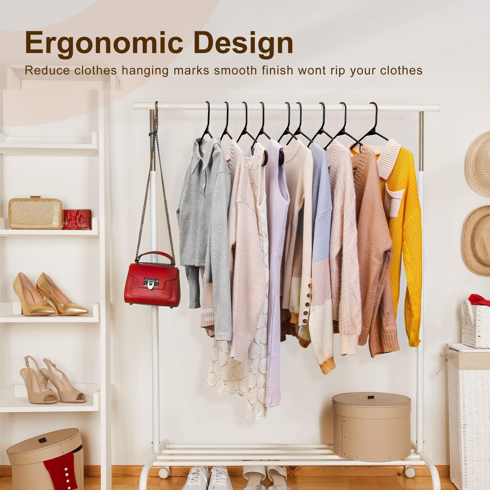 House Day eco-friendly plastic material for durable everyday closet use.