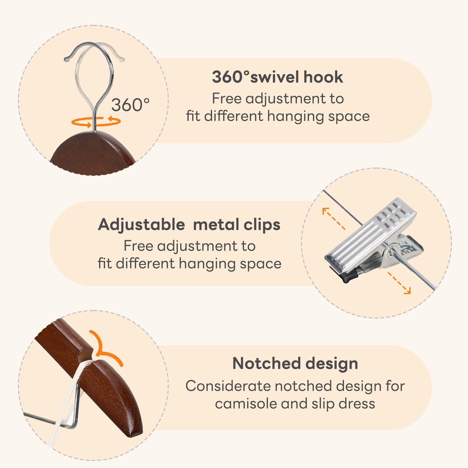 House Day smooth lacquer finish enhances natural woodgrain for an elegant wardrobe.