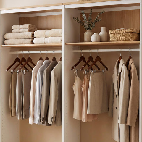 House Day space-saving design increases closet capacity and tidiness.