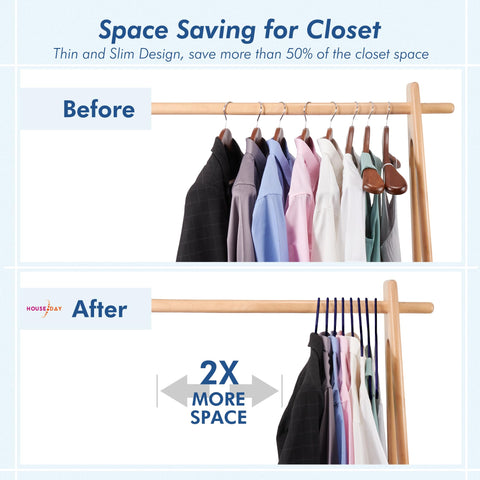 HOUSE DAY space-saving design helps maximize closet space