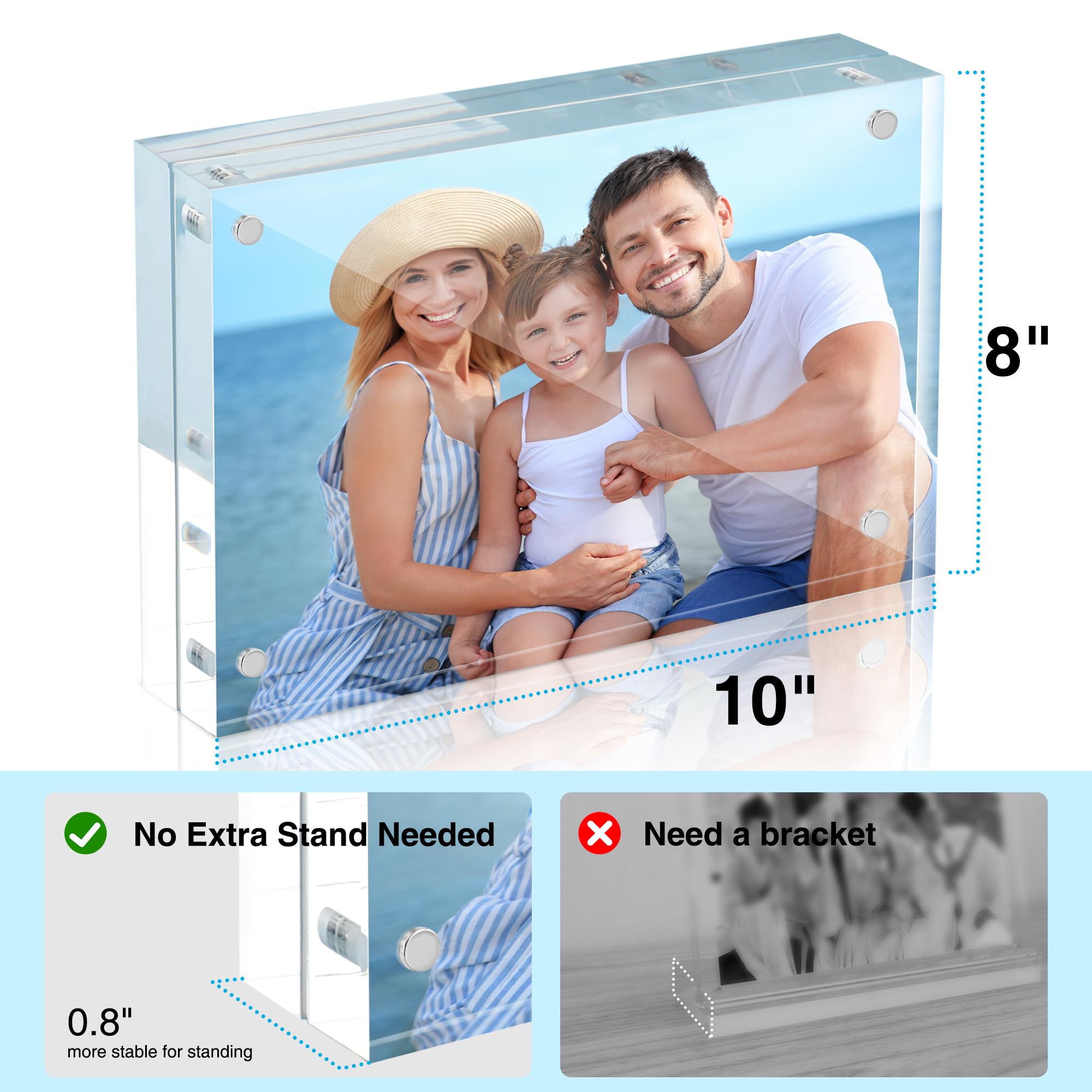 HOUSE DAY 0.8 inch profile provides minimalist elegance and sturdy support.