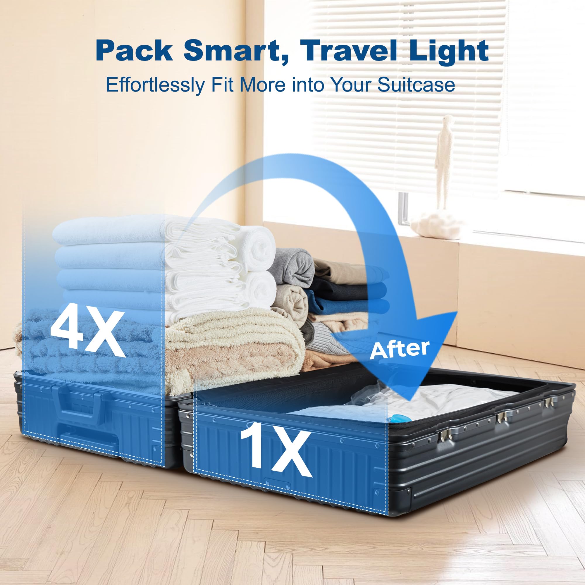 House Day thickened PA+PE material with double-zip seals protects contents from dust.