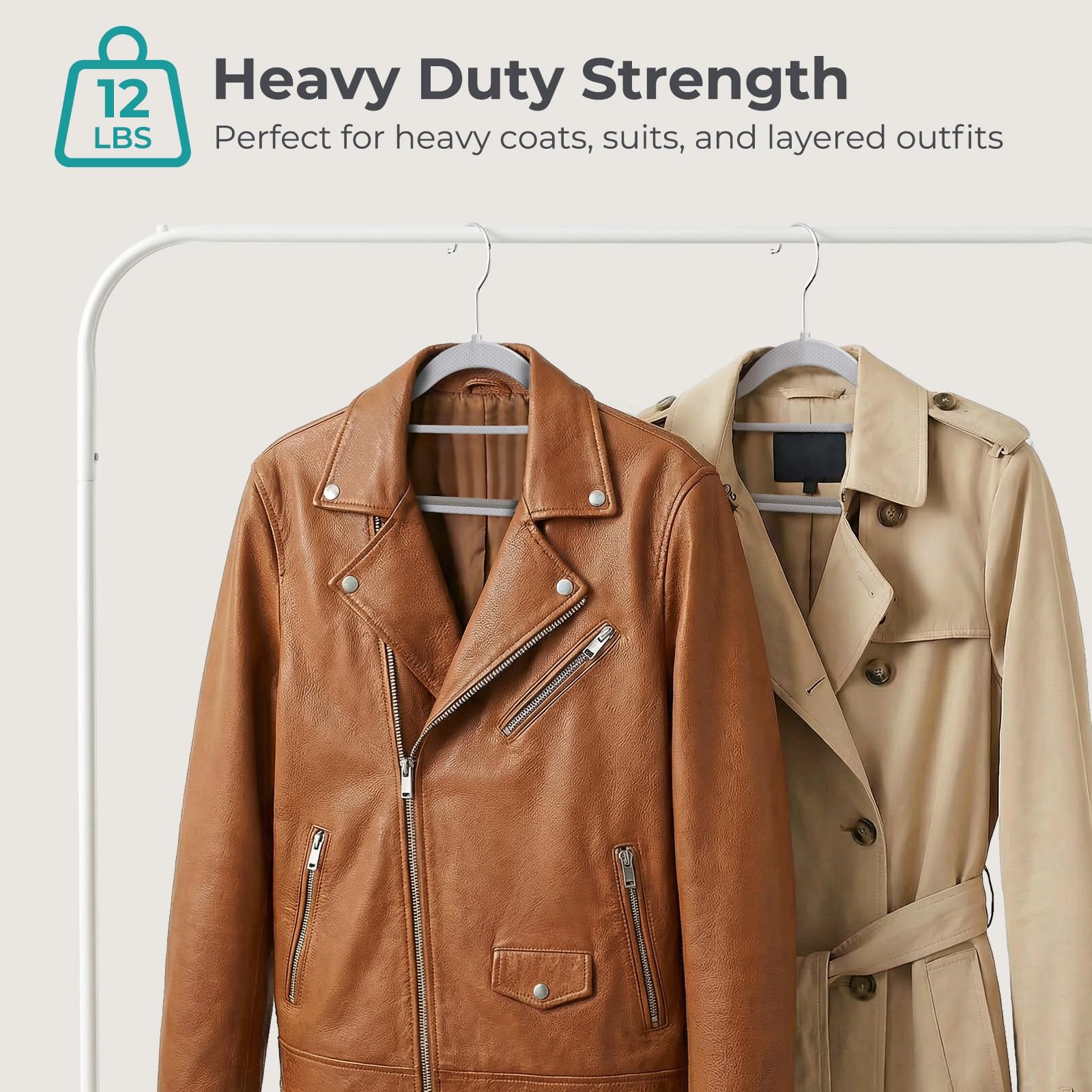 HOUSE DAY ultra-thin design saves space while protecting garment shape.
