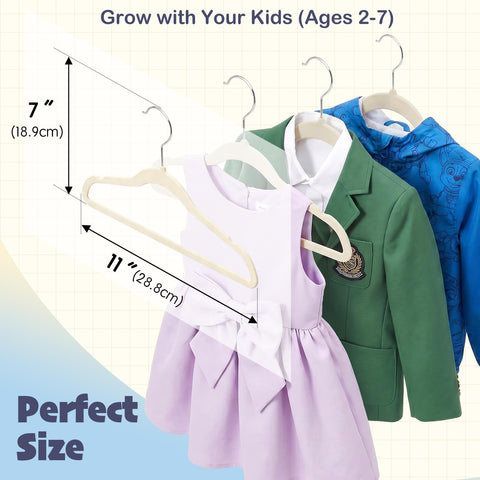 HOUSE DAY velvet baby hanger swivel hook detail for easy access.