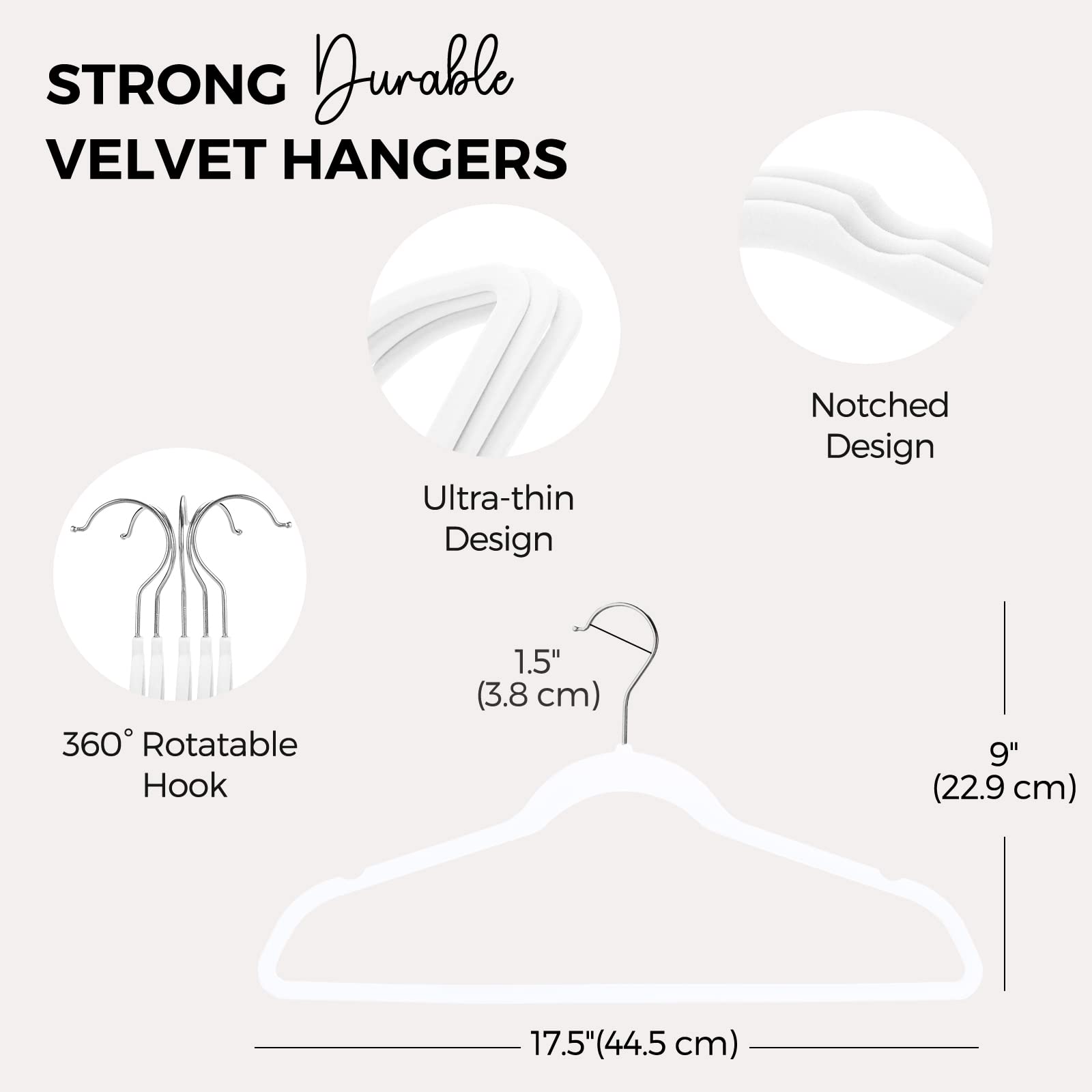 Non-slip velvet grip from House Day keeps silk tops in place.