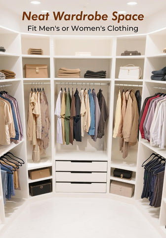 HOUSE DAY wardrobe organization essentials help keep closets neat and accessible