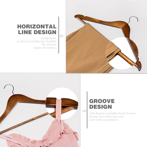 HOUSE DAY contoured shoulders preserve garment shape and reduce creases.