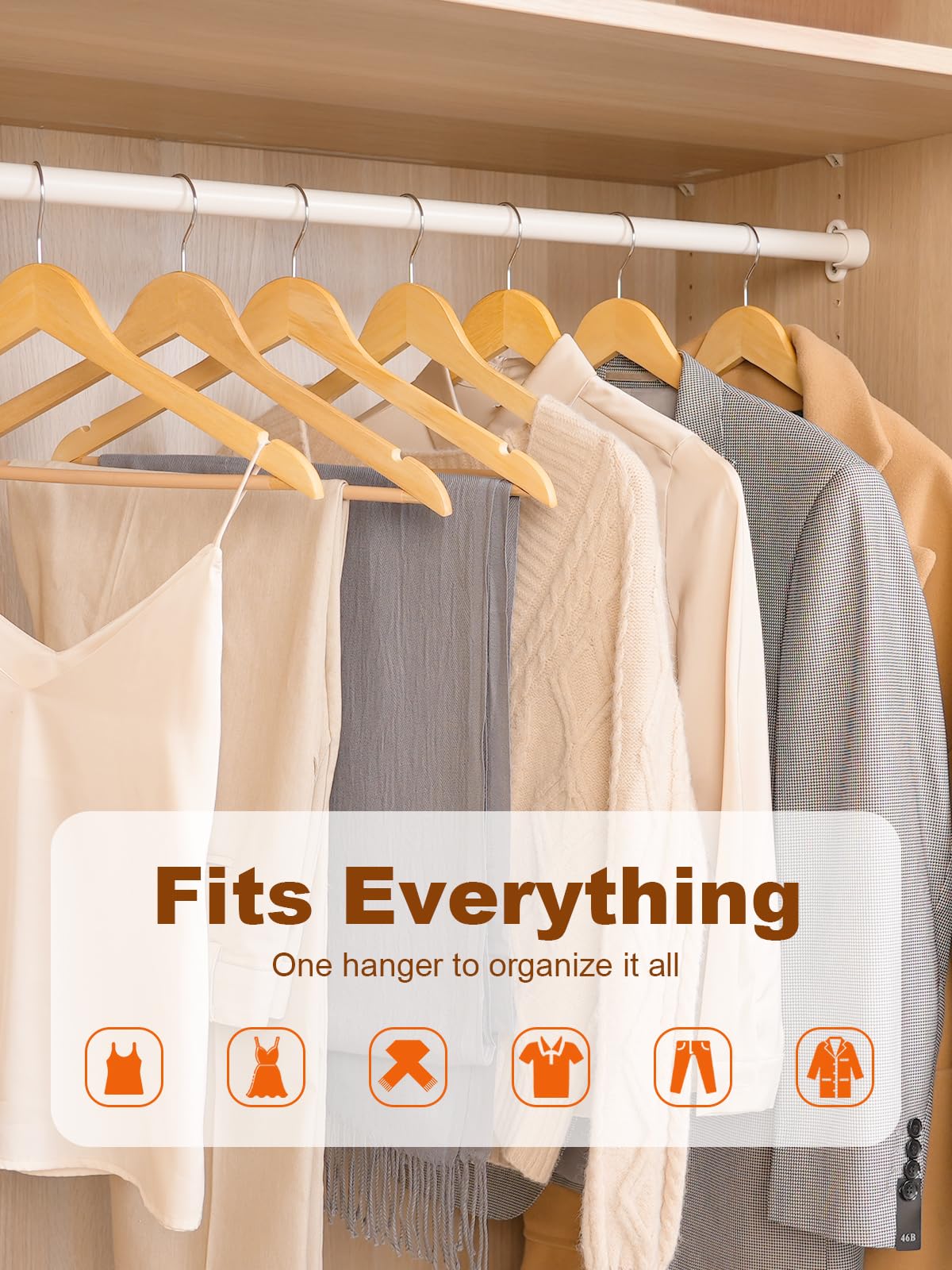 House Day hangers feature notches for straps to stay secure.