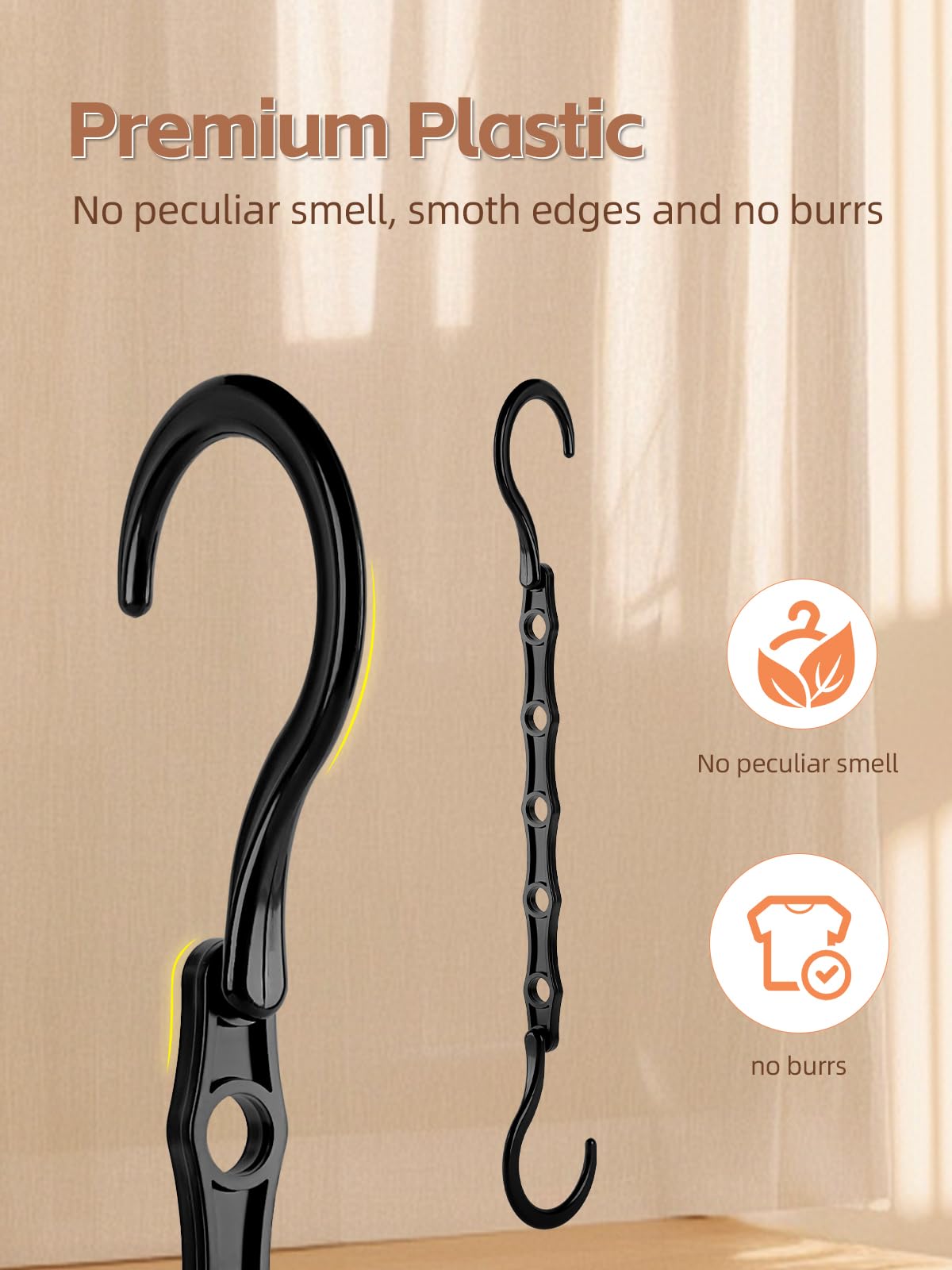 House Day wrinkle-free wardrobe hanger helps maintain fabric shape while stored.