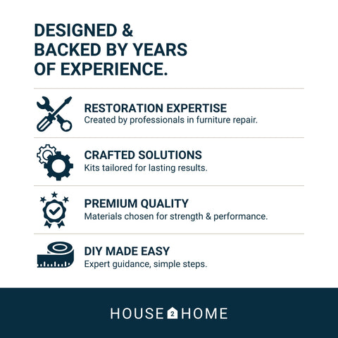 House2Home 25-inch 8-gauge springs offer sturdy, long lasting cushion support.