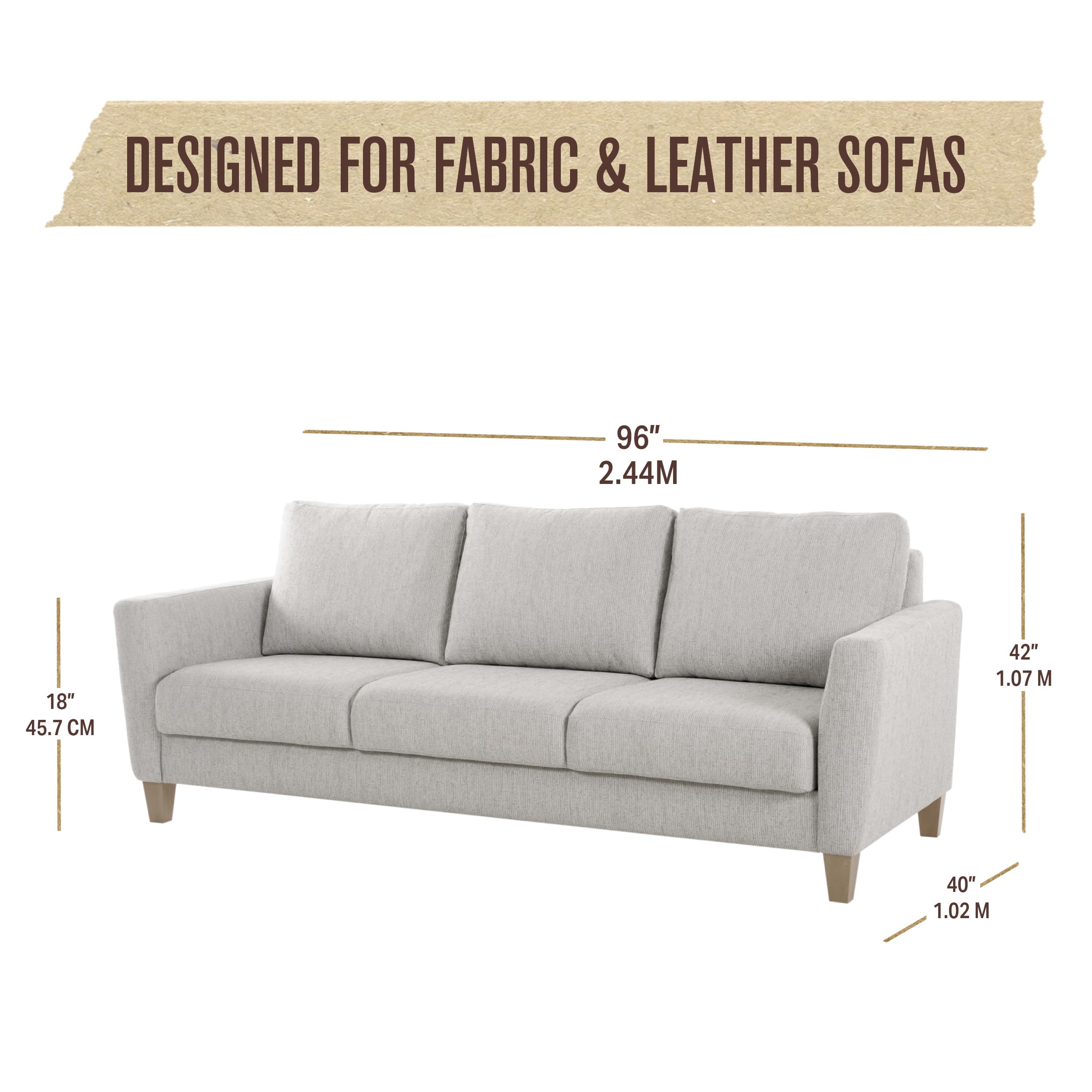 Houseables clear vinyl slipcover is easy to wipe clean