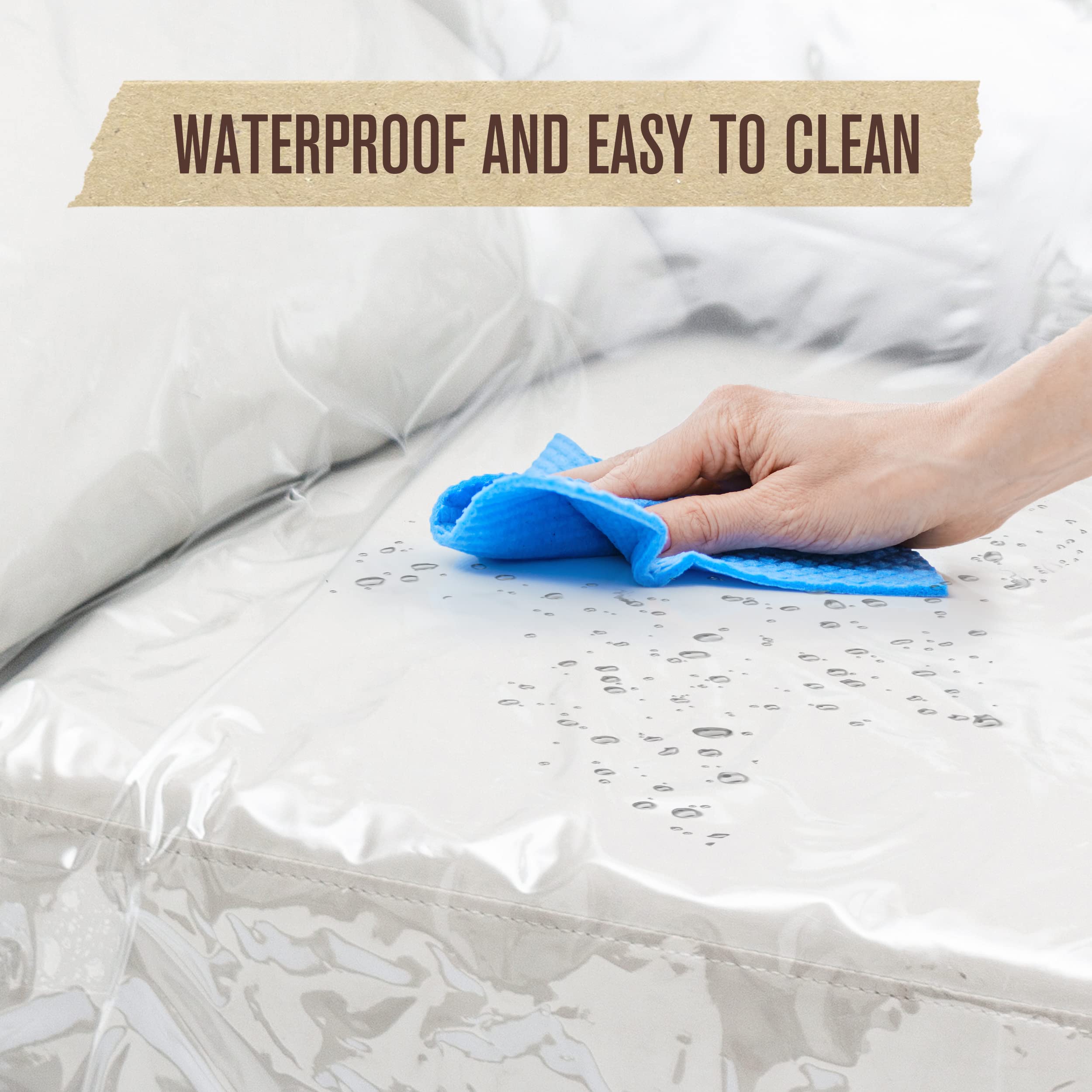 Houseables heavy duty seams keep the cover stable during use
