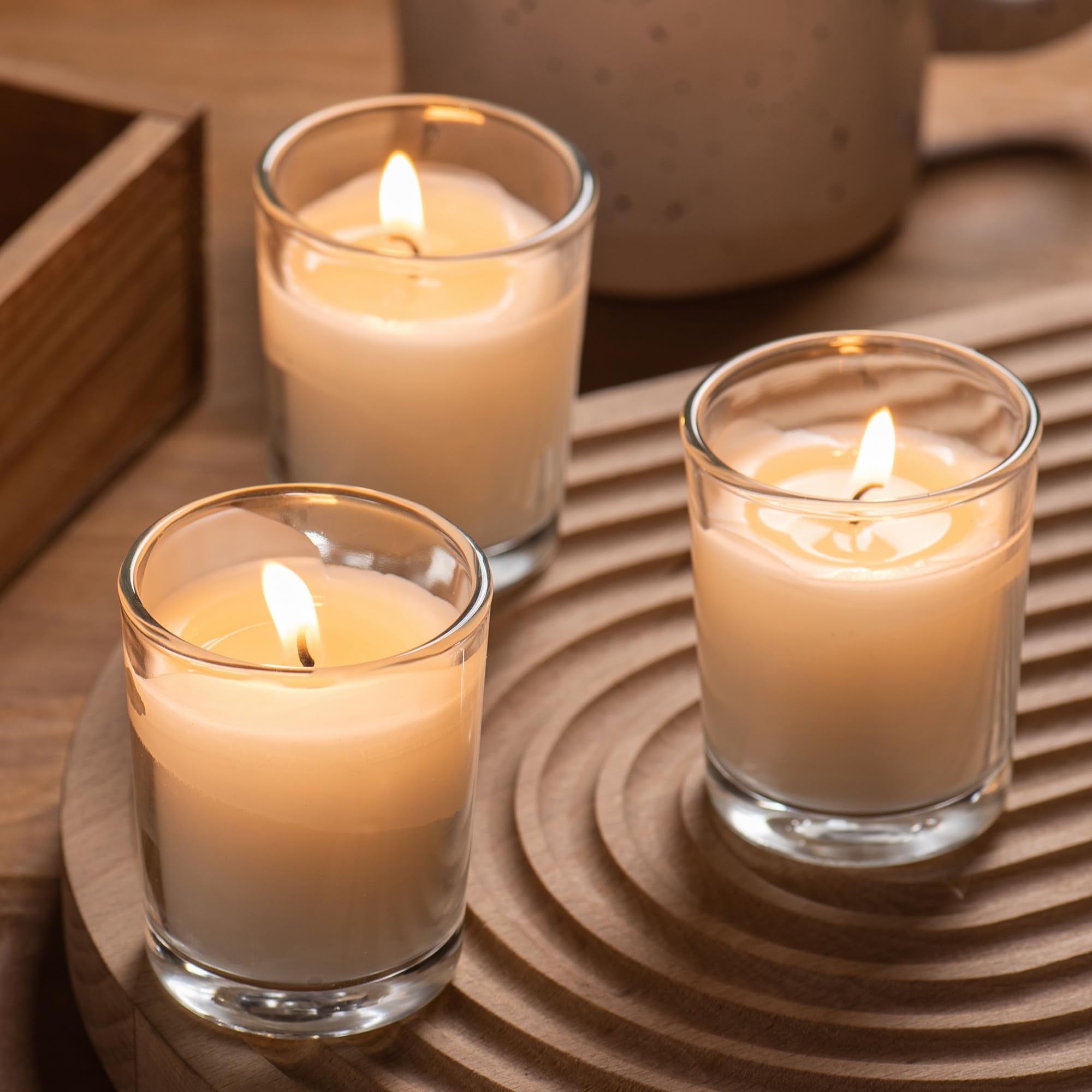 Housecret DIY decor votives suited for centerpieces, mantels, and table settings
