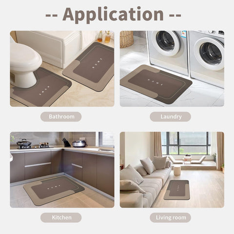 Housego easy-clean mat that is machine washable for simple upkeep