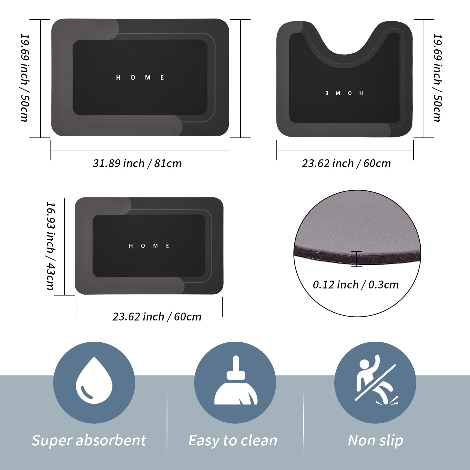Housego diatomite absorbent surface mat soaks up spills quickly, leaving floors dry