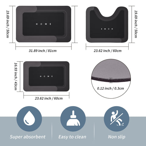 Housego diatomite absorbent surface mat soaks up spills quickly, leaving floors dry