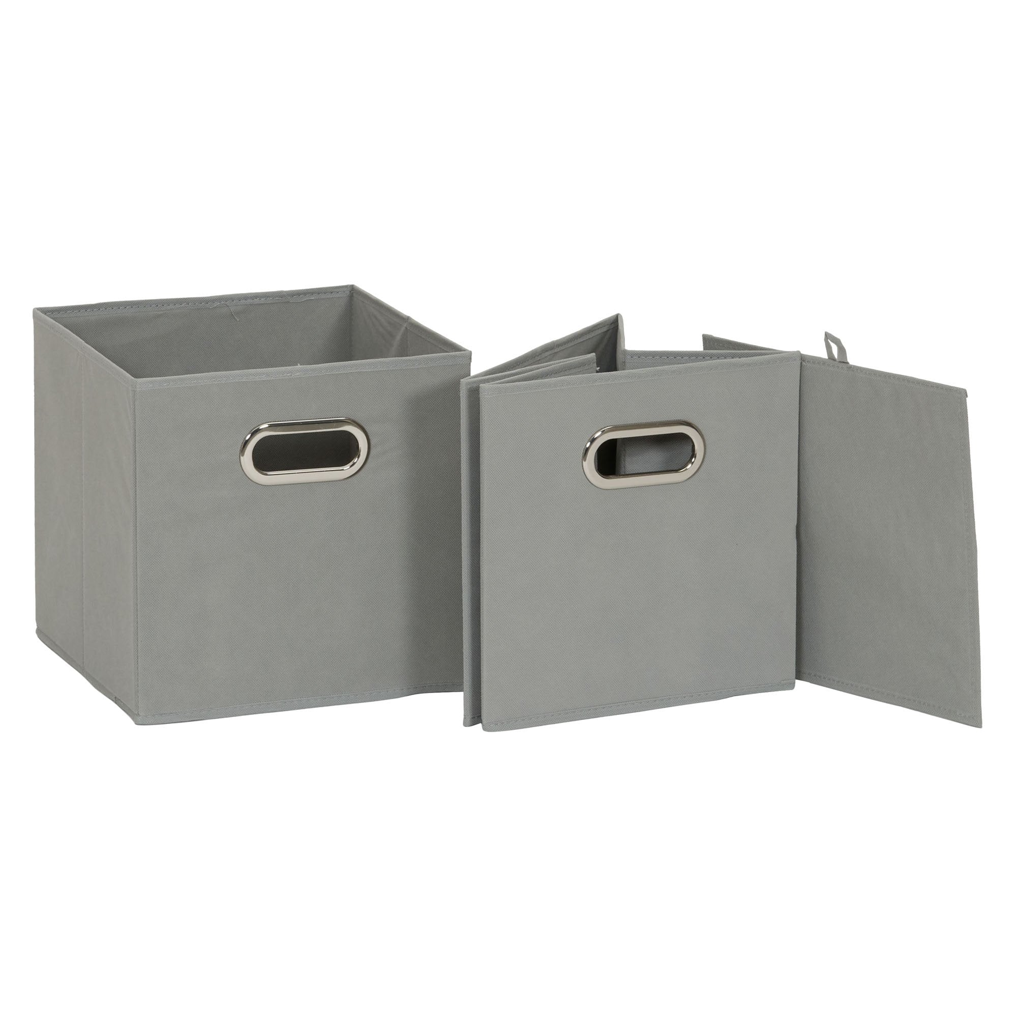 Household Essentials 11-by-11-by-11 inch bin fits standard cubby shelves.