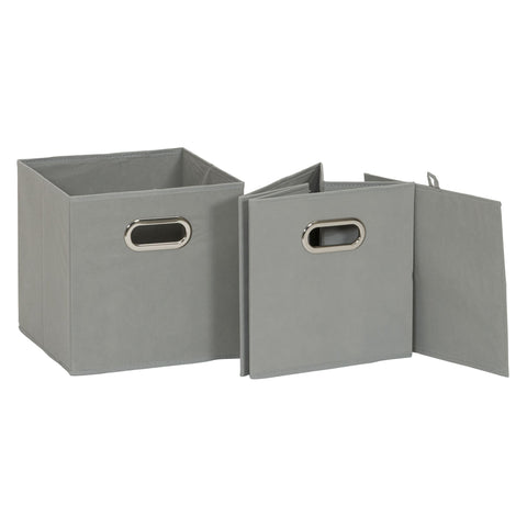 Household Essentials 11-by-11-by-11 inch bin fits standard cubby shelves.